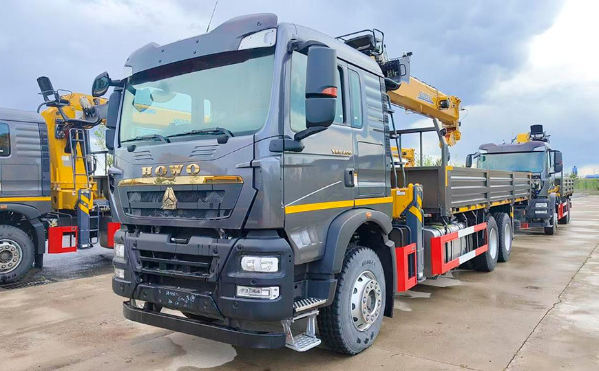 Бортовой грузовик Howo T5G с КМУ XCMG SQS350, 2025 - Бортовой грузовик/ Платформа, Автоманипулятор: фото 1 Бортовой грузовик Howo T5G с КМУ XCMG SQS350, 2025 - Бортовой грузовик/ Платформа, Автоманипулятор: фото 1