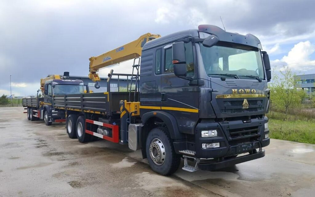 Бортовой грузовик Howo T5G с КМУ XCMG SQS350, 2025 - Бортовой грузовик/ Платформа, Автоманипулятор: фото 2 Бортовой грузовик Howo T5G с КМУ XCMG SQS350, 2025 - Бортовой грузовик/ Платформа, Автоманипулятор: фото 2