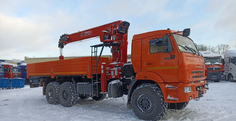 Бортовой грузовик КАМАЗ 43118-37 6х6 с КМУ Horyong 216 2025 - Грузовик бортовой/ Платформа, Автоманипулятор: фото 4 Бортовой грузовик КАМАЗ 43118-37 6х6 с КМУ Horyong 216 2025 - Грузовик бортовой/ Платформа, Автоманипулятор: фото 4