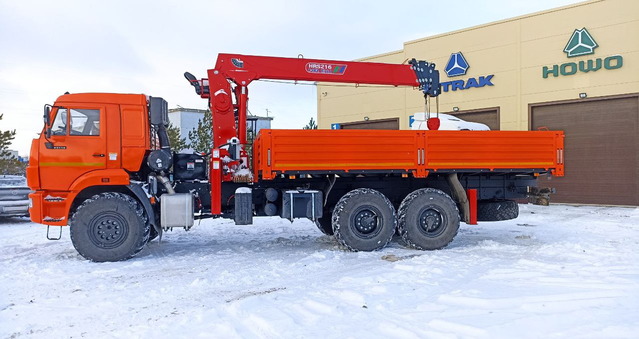 Новый Грузовик бортовой/ Платформа, Автоманипулятор Бортовой грузовик КАМАЗ 43118-37 6х6 с КМУ Horyong 216 2025: фото 12