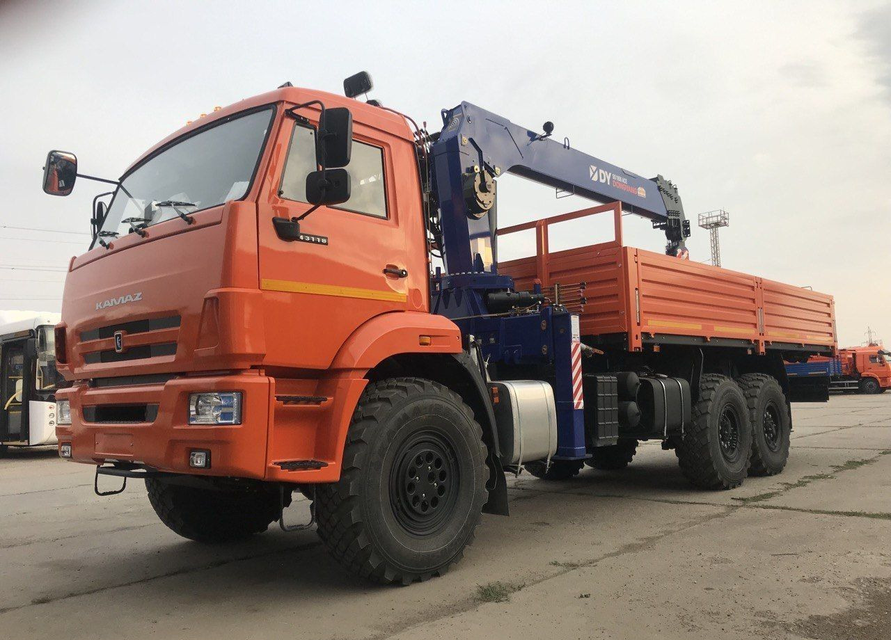 Бортовой грузовик КАМАЗ 43118-50 6х6 с КМУ DongYang, 2025 - Грузовик бортовой/ Платформа, Автоманипулятор: фото 2 Бортовой грузовик КАМАЗ 43118-50 6х6 с КМУ DongYang, 2025 - Грузовик бортовой/ Платформа, Автоманипулятор: фото 2