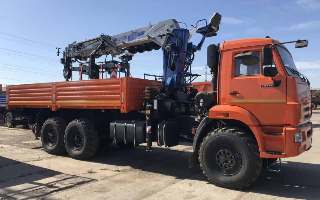 Бортовой грузовик КАМАЗ 43118-50 6х6 с КМУ Галичанин с буром, 2025 - Бортовой грузовик/ Платформа, Автоманипулятор: фото 3 Бортовой грузовик КАМАЗ 43118-50 6х6 с КМУ Галичанин с буром, 2025 - Бортовой грузовик/ Платформа, Автоманипулятор: фото 3