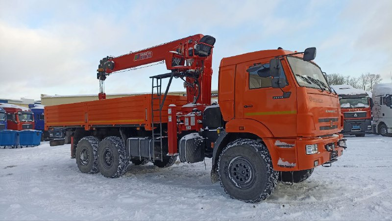 Бортовой грузовик КАМАЗ 43118-50 6х6 с КМУ Horyong 216 2025 - Бортовой грузовик/ Платформа, Автоманипулятор: фото 4 Бортовой грузовик КАМАЗ 43118-50 6х6 с КМУ Horyong 216 2025 - Бортовой грузовик/ Платформа, Автоманипулятор: фото 4