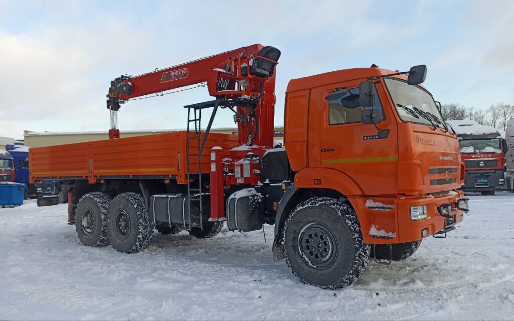Бортовой грузовик КАМАЗ 43118-50 6х6 с КМУ Horyong 216 2025 - Бортовой грузовик/ Платформа, Автоманипулятор: фото 3 Бортовой грузовик КАМАЗ 43118-50 6х6 с КМУ Horyong 216 2025 - Бортовой грузовик/ Платформа, Автоманипулятор: фото 3