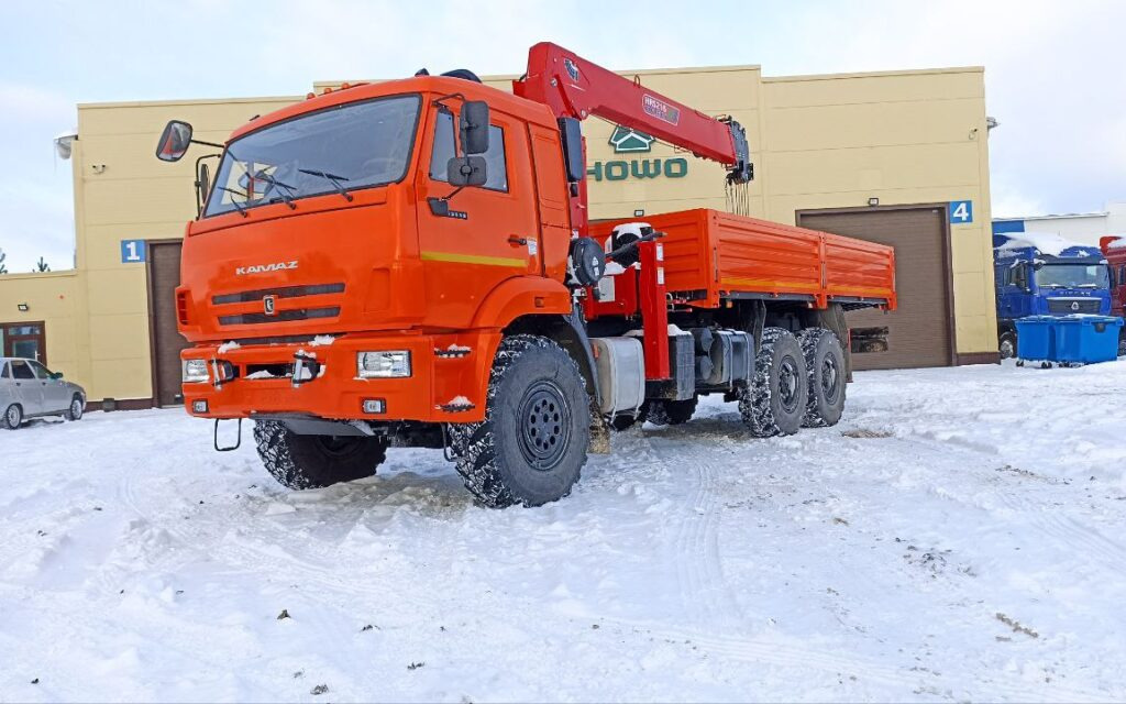 Бортовой грузовик/ Платформа, Автоманипулятор Бортовой грузовик КАМАЗ 43118-50 6х6 с КМУ Horyong 216 2025: фото 10