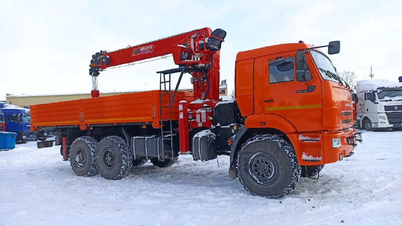 Бортовой грузовик КАМАЗ 43118-50 6х6 с КМУ Horyong 216 2025 - Бортовой грузовик/ Платформа, Автоманипулятор: фото 5 Бортовой грузовик КАМАЗ 43118-50 6х6 с КМУ Horyong 216 2025 - Бортовой грузовик/ Платформа, Автоманипулятор: фото 5