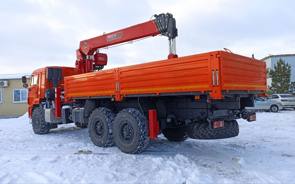 Бортовой грузовик/ Платформа, Автоманипулятор Бортовой грузовик КАМАЗ 43118-50 6х6 с КМУ Horyong 216 2025: фото 8