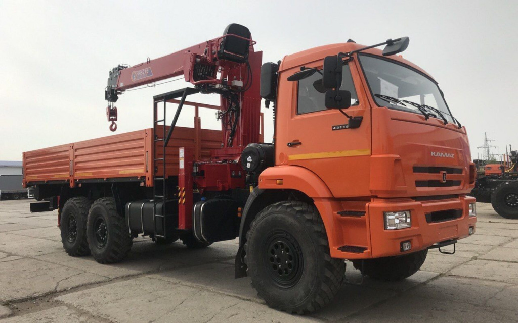 Бортовой грузовик КАМАЗ 43118-50 6х6 с КМУ Horyong 216 2025 - Бортовой грузовик/ Платформа, Автоманипулятор: фото 2 Бортовой грузовик КАМАЗ 43118-50 6х6 с КМУ Horyong 216 2025 - Бортовой грузовик/ Платформа, Автоманипулятор: фото 2