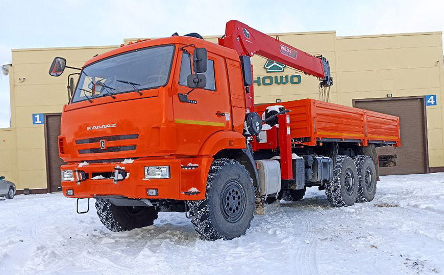Бортовой грузовик КАМАЗ 43118-50 6х6 с КМУ Horyong 216 2025 - Бортовой грузовик/ Платформа, Автоманипулятор: фото 1 Бортовой грузовик КАМАЗ 43118-50 6х6 с КМУ Horyong 216 2025 - Бортовой грузовик/ Платформа, Автоманипулятор: фото 1