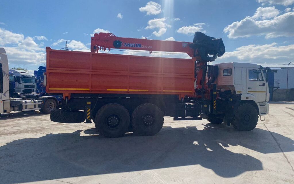 Бортовой грузовик/ Платформа, Автоманипулятор Бортовой грузовик КАМАЗ 43118-50 6х6 с КМУ Kanglim KS2056H 2025: фото 11