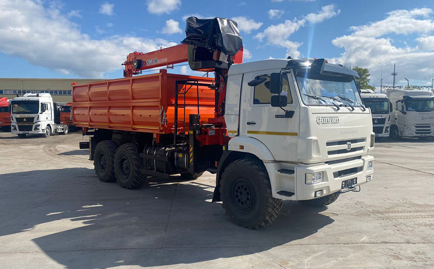 Бортовой грузовик КАМАЗ 43118-50 6х6 с КМУ Kanglim KS2056H 2025 - Бортовой грузовик/ Платформа, Автоманипулятор: фото 1 Бортовой грузовик КАМАЗ 43118-50 6х6 с КМУ Kanglim KS2056H 2025 - Бортовой грузовик/ Платформа, Автоманипулятор: фото 1