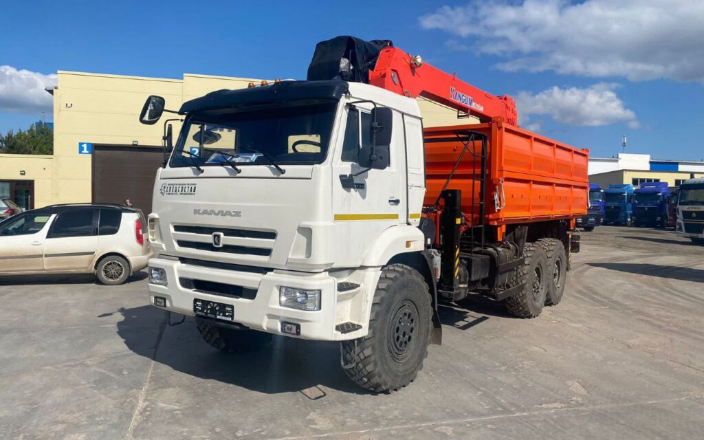 Бортовой грузовик/ Платформа, Автоманипулятор Бортовой грузовик КАМАЗ 43118-50 6х6 с КМУ Kanglim KS2056H 2025: фото 9