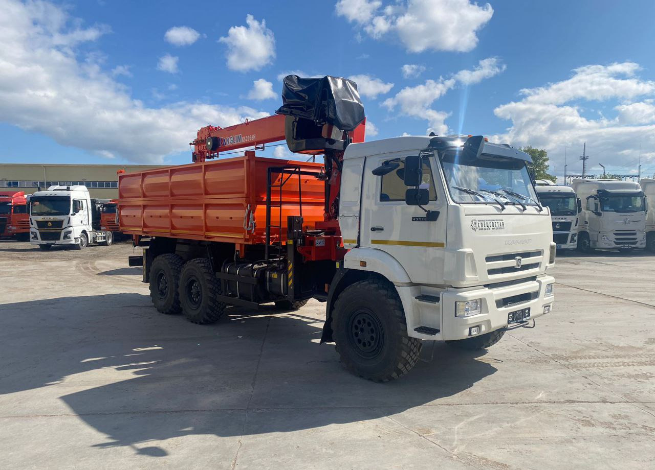 Бортовой грузовик КАМАЗ 43118-50 6х6 с КМУ Kanglim KS2056H 2025 - Грузовик бортовой/ Платформа, Автоманипулятор: фото 3 Бортовой грузовик КАМАЗ 43118-50 6х6 с КМУ Kanglim KS2056H 2025 - Грузовик бортовой/ Платформа, Автоманипулятор: фото 3