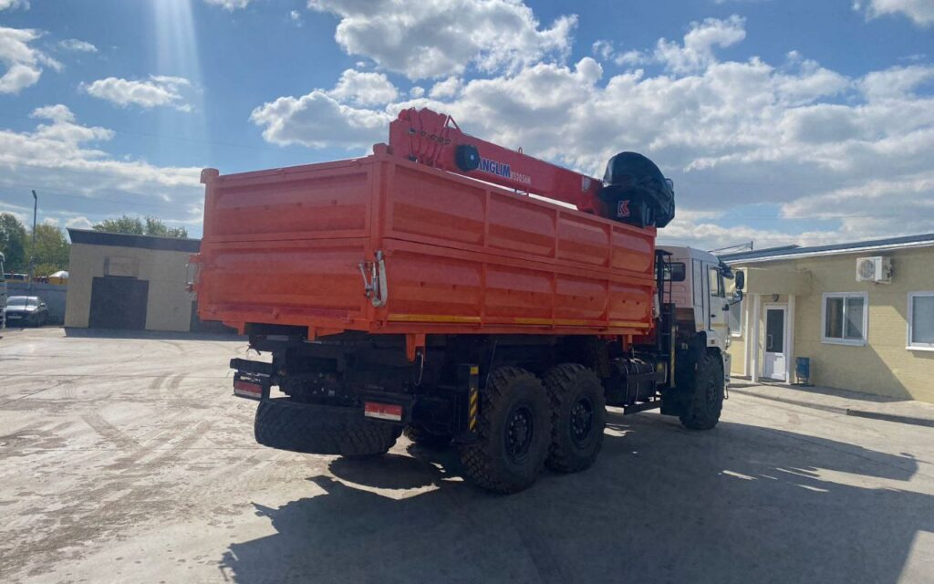 Бортовой грузовик КАМАЗ 43118-50 6х6 с КМУ Kanglim KS2056H 2025 - Бортовой грузовик/ Платформа, Автоманипулятор: фото 4 Бортовой грузовик КАМАЗ 43118-50 6х6 с КМУ Kanglim KS2056H 2025 - Бортовой грузовик/ Платформа, Автоманипулятор: фото 4