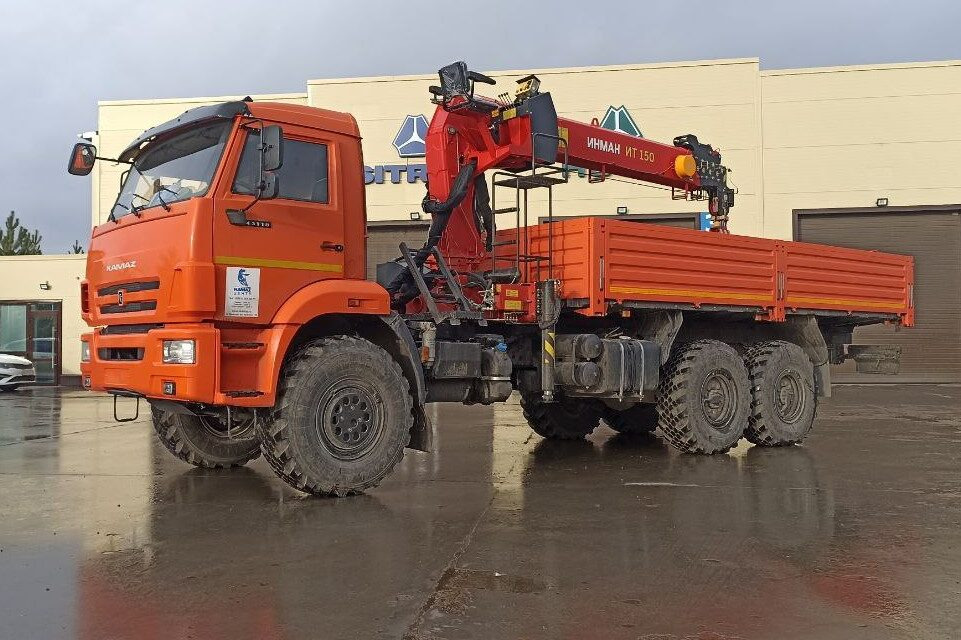 Бортовой грузовик/ Платформа, Автоманипулятор Бортовой грузовик КАМАЗ 43118-50 6х6 с КМУ Palfinger 2025: фото 12