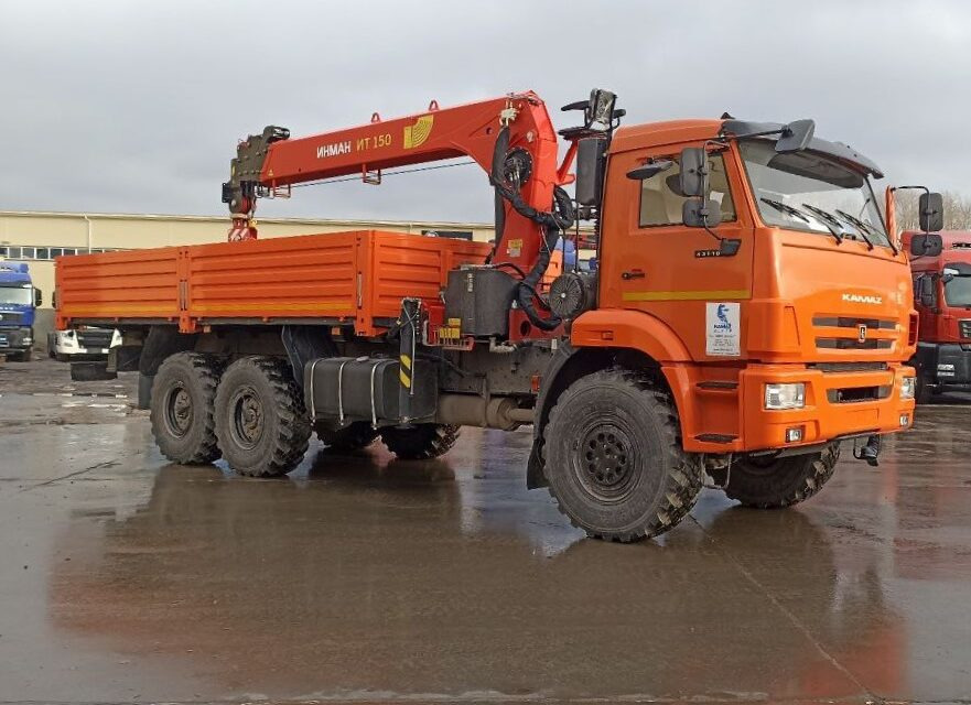 Бортовой грузовик/ Платформа, Автоманипулятор Бортовой грузовик КАМАЗ 43118-50 6х6 с КМУ Palfinger 2025: фото 15