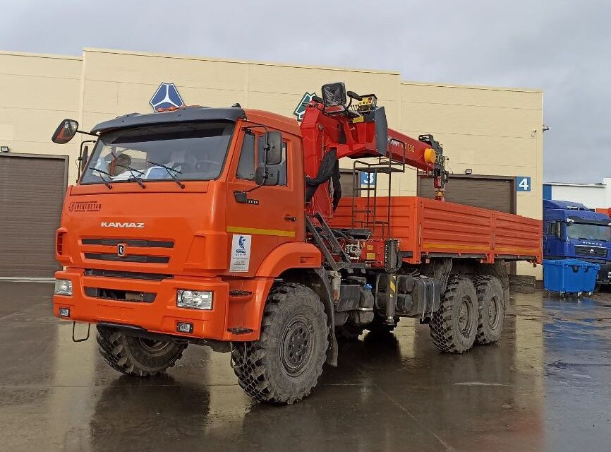 Бортовой грузовик/ Платформа, Автоманипулятор Бортовой грузовик КАМАЗ 43118-50 6х6 с КМУ Palfinger 2025: фото 8