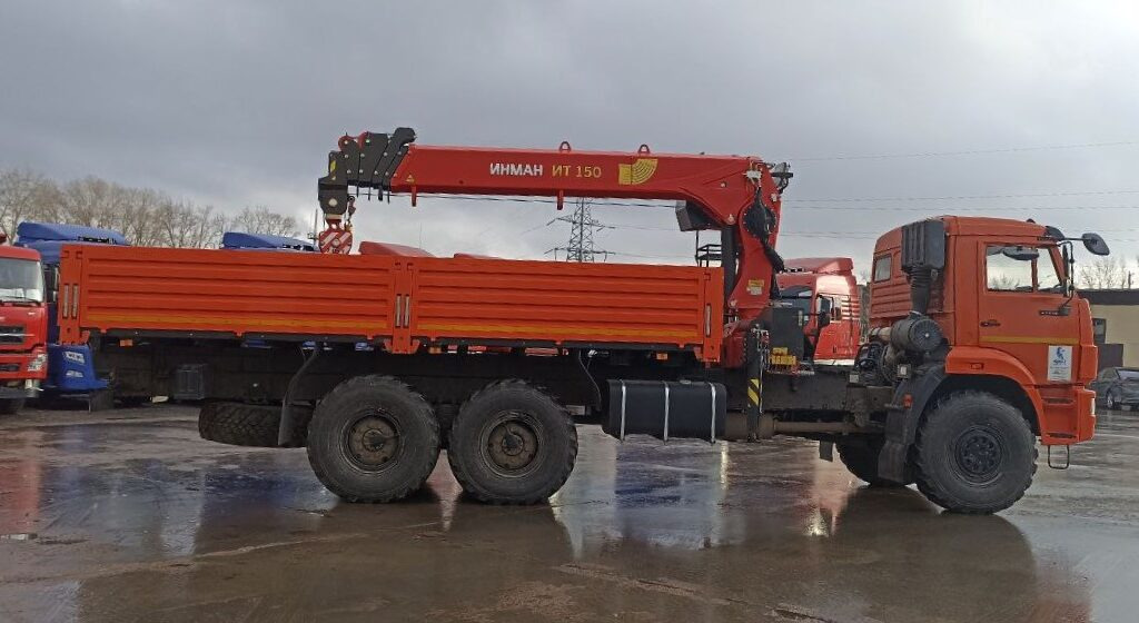 Бортовой грузовик/ Платформа, Автоманипулятор Бортовой грузовик КАМАЗ 43118-50 6х6 с КМУ Palfinger 2025: фото 6