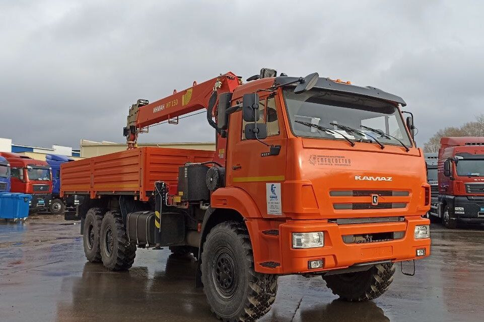 Бортовой грузовик КАМАЗ 43118-50 6х6 с КМУ Palfinger 2025 - Бортовой грузовик/ Платформа, Автоманипулятор: фото 5 Бортовой грузовик КАМАЗ 43118-50 6х6 с КМУ Palfinger 2025 - Бортовой грузовик/ Платформа, Автоманипулятор: фото 5