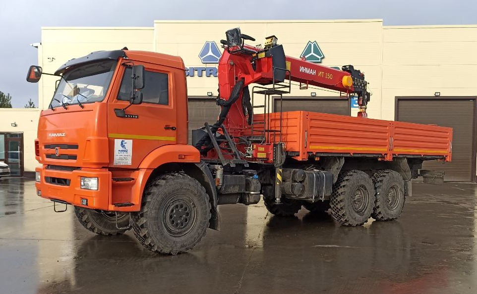 Бортовой грузовик/ Платформа, Автоманипулятор Бортовой грузовик КАМАЗ 43118-50 6х6 с КМУ Palfinger 2025: фото 7