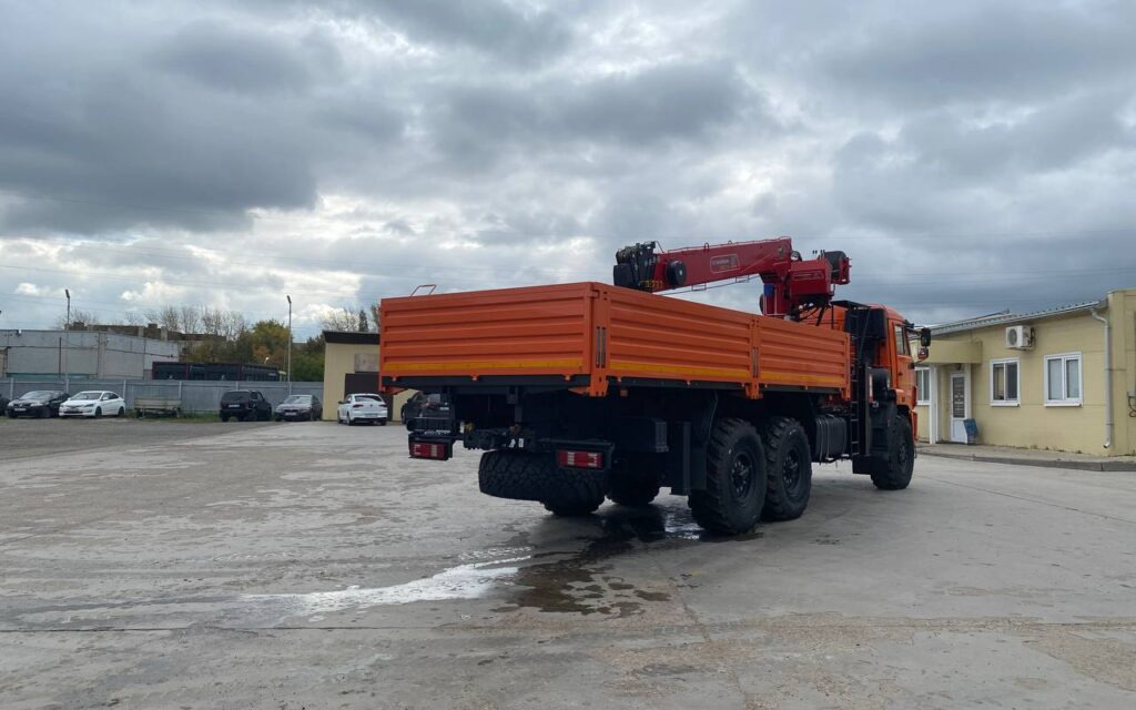 Бортовой грузовик КАМАЗ 43118-50 с КМУ Horyong HRS216, 2024 - Бортовой грузовик/ Платформа, Автоманипулятор: фото 3 Бортовой грузовик КАМАЗ 43118-50 с КМУ Horyong HRS216, 2024 - Бортовой грузовик/ Платформа, Автоманипулятор: фото 3