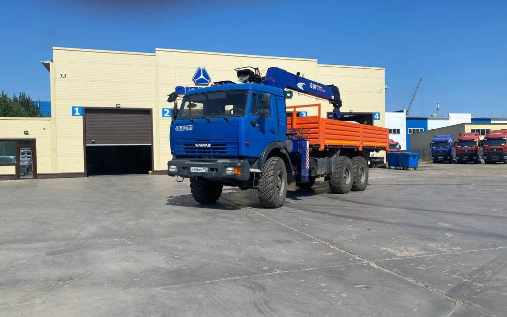 Бортовой грузовик/ Платформа, Автоманипулятор Бортовой грузовик КАМАЗ 43118 6х6 с КМУ DONGYANG 1926 2010: фото 11
