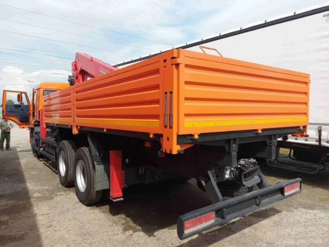 Бортовой грузовик КАМАЗ 65115 с КМУ Horyong, 2024 - Бортовой грузовик/ Платформа, Автоманипулятор: фото 4 Бортовой грузовик КАМАЗ 65115 с КМУ Horyong, 2024 - Бортовой грузовик/ Платформа, Автоманипулятор: фото 4