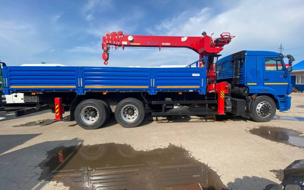 Бортовой грузовик КАМАЗ 65117 6х4 с КМУ Kanglim KS1256G-II 2025 - Бортовой грузовик/ Платформа, Автоманипулятор: фото 3 Бортовой грузовик КАМАЗ 65117 6х4 с КМУ Kanglim KS1256G-II 2025 - Бортовой грузовик/ Платформа, Автоманипулятор: фото 3