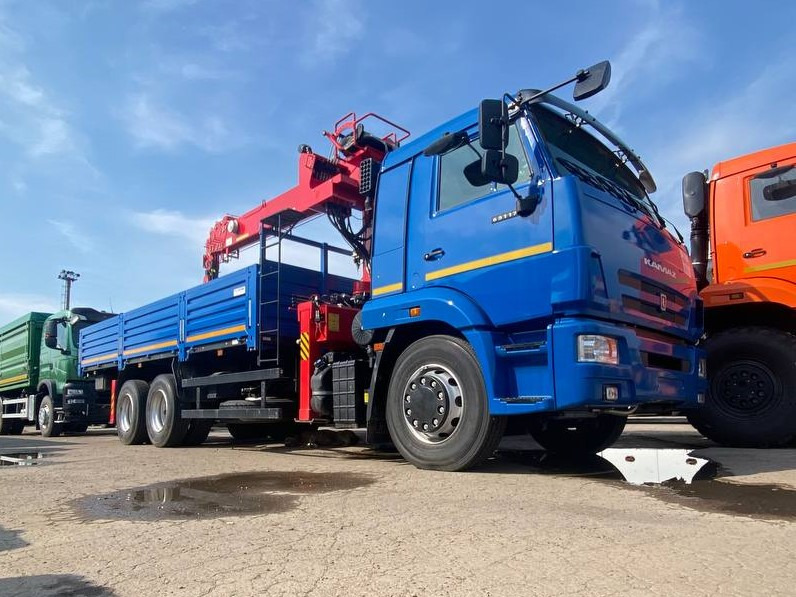 Бортовой грузовик КАМАЗ 65117 6х4 с КМУ Kanglim KS1256G-II 2025 - Бортовой грузовик/ Платформа, Автоманипулятор: фото 2 Бортовой грузовик КАМАЗ 65117 6х4 с КМУ Kanglim KS1256G-II 2025 - Бортовой грузовик/ Платформа, Автоманипулятор: фото 2