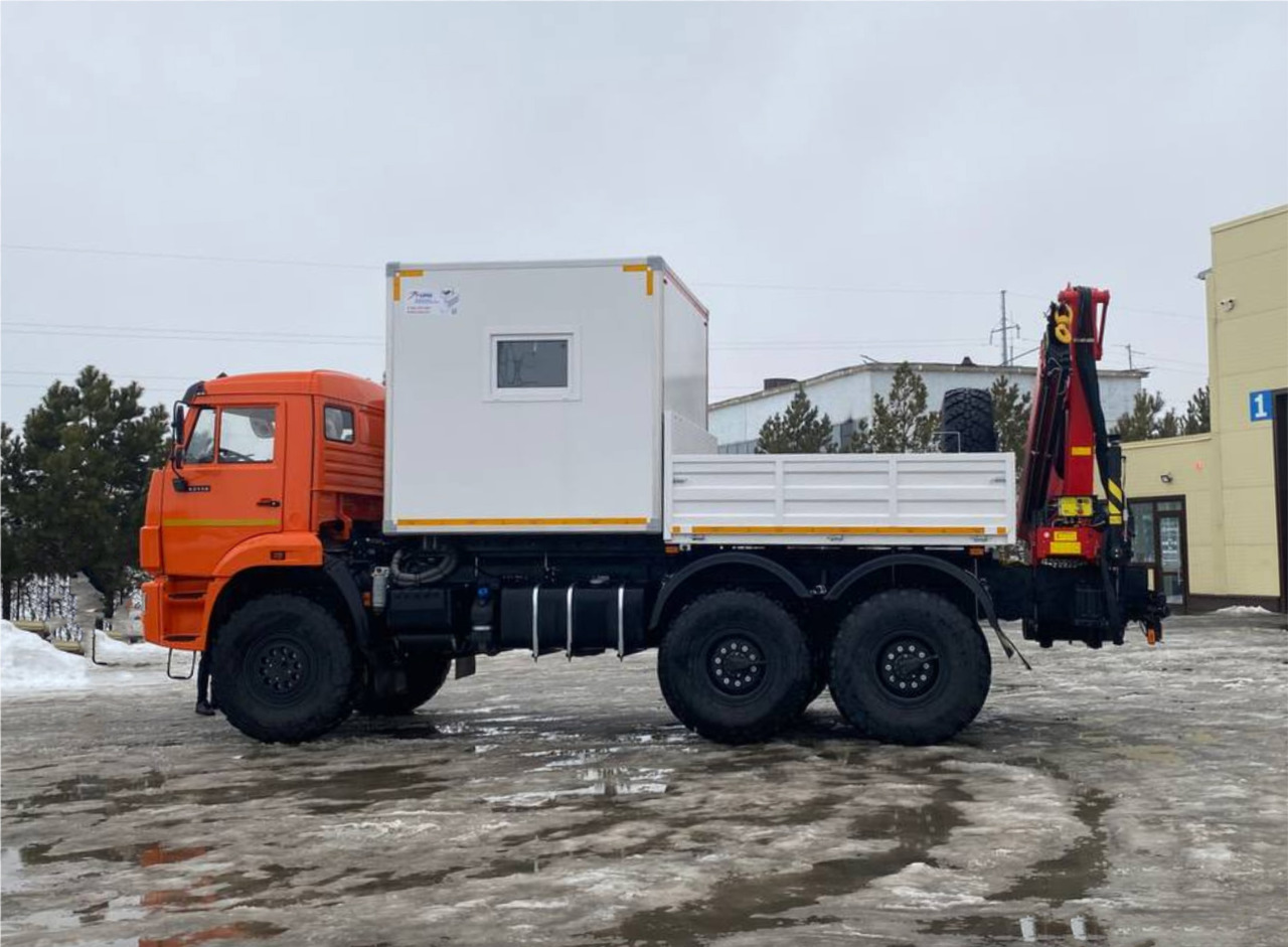 Бортовой грузовик Камаз 43118 6х6 ГПА с КМУ ИМ95 - Грузовик бортовой/ Платформа, Автоманипулятор: фото 2 Бортовой грузовик Камаз 43118 6х6 ГПА с КМУ ИМ95 - Грузовик бортовой/ Платформа, Автоманипулятор: фото 2