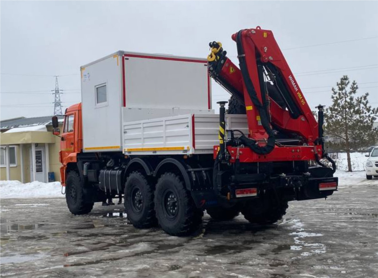 Бортовой грузовик Камаз 43118 6х6 ГПА с КМУ ИМ95 - Грузовик бортовой/ Платформа, Автоманипулятор: фото 3 Бортовой грузовик Камаз 43118 6х6 ГПА с КМУ ИМ95 - Грузовик бортовой/ Платформа, Автоманипулятор: фото 3