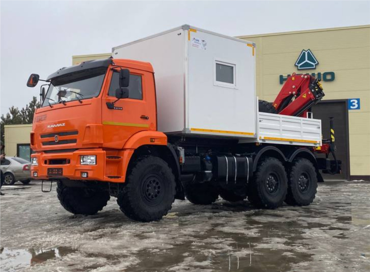 Бортовой грузовик Камаз 43118 6х6 ГПА с КМУ ИМ95 - Грузовик бортовой/ Платформа, Автоманипулятор: фото 1 Бортовой грузовик Камаз 43118 6х6 ГПА с КМУ ИМ95 - Грузовик бортовой/ Платформа, Автоманипулятор: фото 1