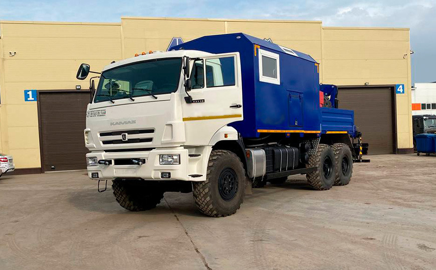 Бортовой грузовик Камаз 43118 6х6 ПАРМ с КМУ АНТ 7.5-2 - Бортовой грузовик/ Платформа, Автоманипулятор: фото 1 Бортовой грузовик Камаз 43118 6х6 ПАРМ с КМУ АНТ 7.5-2 - Бортовой грузовик/ Платформа, Автоманипулятор: фото 1