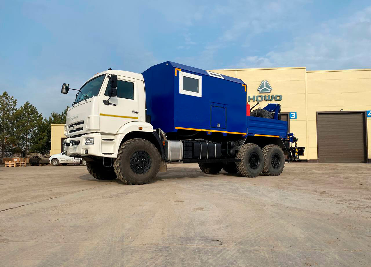 Бортовой грузовик/ Платформа, Автоманипулятор Бортовой грузовик Камаз 43118 6х6 ПАРМ с КМУ АНТ 7.5-2: фото 15