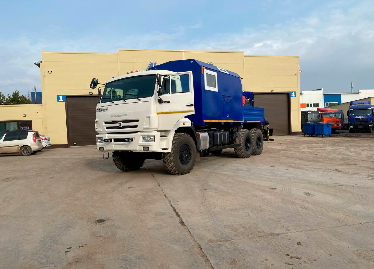 Бортовой грузовик Камаз 43118 6х6 ПАРМ с КМУ АНТ 7.5-2 - Грузовик бортовой/ Платформа, Автоманипулятор: фото 3 Бортовой грузовик Камаз 43118 6х6 ПАРМ с КМУ АНТ 7.5-2 - Грузовик бортовой/ Платформа, Автоманипулятор: фото 3