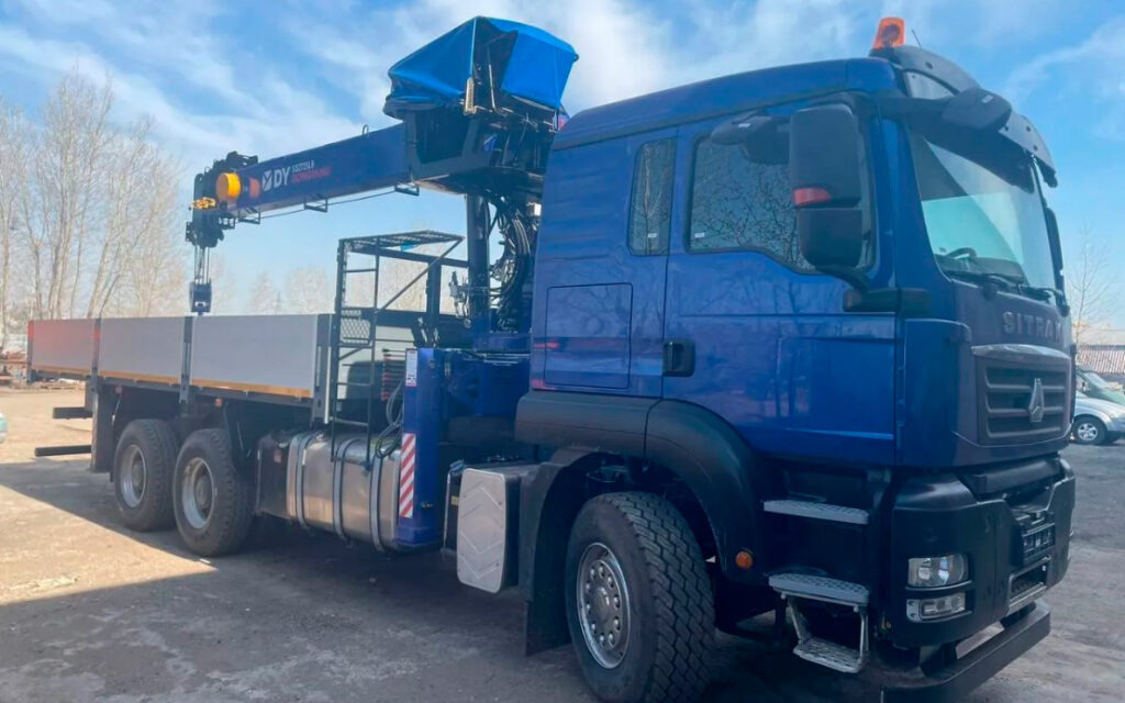Бортовой грузовик/ Платформа, Автоманипулятор Бортовой грузовик SITRAK C7H 6х4 с КМУ DONGYANG SS2725LB 2025: фото 10