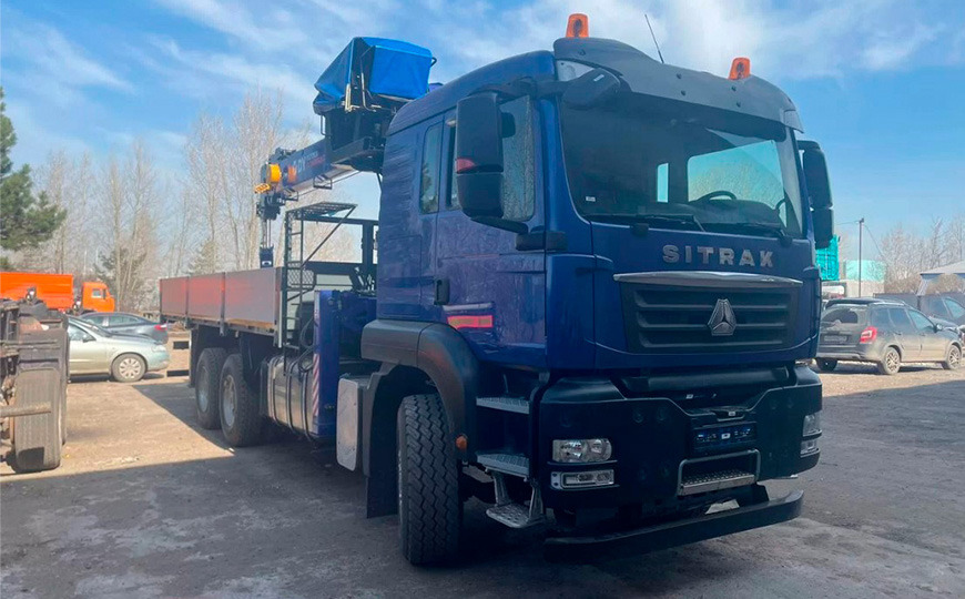 Бортовой грузовик SITRAK C7H 6х4 с КМУ DONGYANG SS2725LB 2025 - Бортовой грузовик/ Платформа, Автоманипулятор: фото 2 Бортовой грузовик SITRAK C7H 6х4 с КМУ DONGYANG SS2725LB 2025 - Бортовой грузовик/ Платформа, Автоманипулятор: фото 2