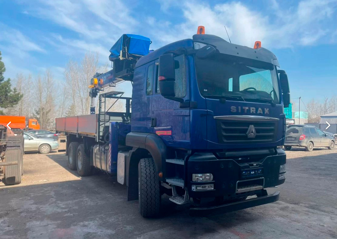 Бортовой грузовик SITRAK C7H 6х4 с КМУ DONGYANG SS2725LB 2025 - Грузовик бортовой/ Платформа, Автоманипулятор: фото 4 Бортовой грузовик SITRAK C7H 6х4 с КМУ DONGYANG SS2725LB 2025 - Грузовик бортовой/ Платформа, Автоманипулятор: фото 4