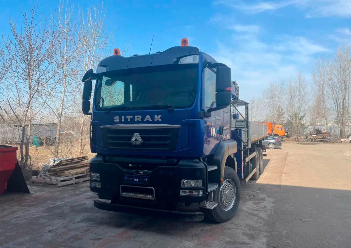 Бортовой грузовик SITRAK C7H 6х4 с КМУ DONGYANG SS2725LB 2025 - Грузовик бортовой/ Платформа, Автоманипулятор: фото 5 Бортовой грузовик SITRAK C7H 6х4 с КМУ DONGYANG SS2725LB 2025 - Грузовик бортовой/ Платформа, Автоманипулятор: фото 5