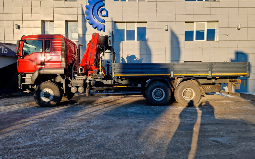 Бортовой грузовик/ Платформа, Автоманипулятор Бортовой грузовик SITRAK C7H с КМУ Sunhunk K 238, 2025: фото 8