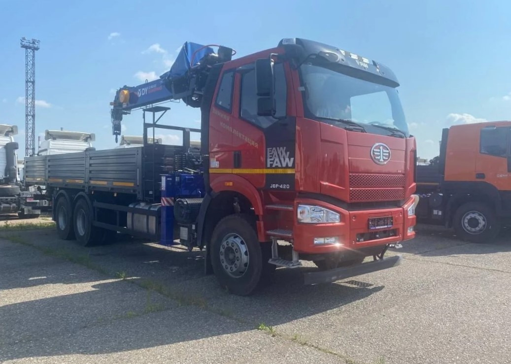 FAW 3250 (J6P) 6×4 с КМУ Dongyang 1956 ACE, 2025 - Грузовик бортовой/ Платформа, Автоманипулятор: фото 2 FAW 3250 (J6P) 6×4 с КМУ Dongyang 1956 ACE, 2025 - Грузовик бортовой/ Платформа, Автоманипулятор: фото 2