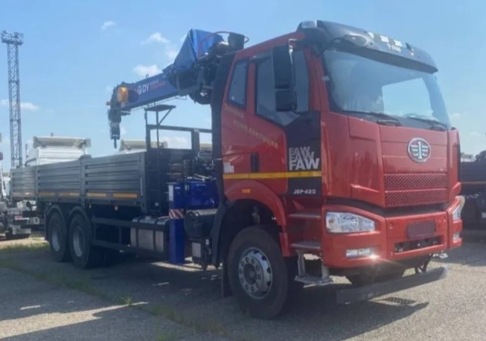 FAW 3250 (J6P) 6×4 с КМУ Dongyang 1956 ACE, 2025 - Грузовик бортовой/ Платформа, Автоманипулятор: фото 4 FAW 3250 (J6P) 6×4 с КМУ Dongyang 1956 ACE, 2025 - Грузовик бортовой/ Платформа, Автоманипулятор: фото 4
