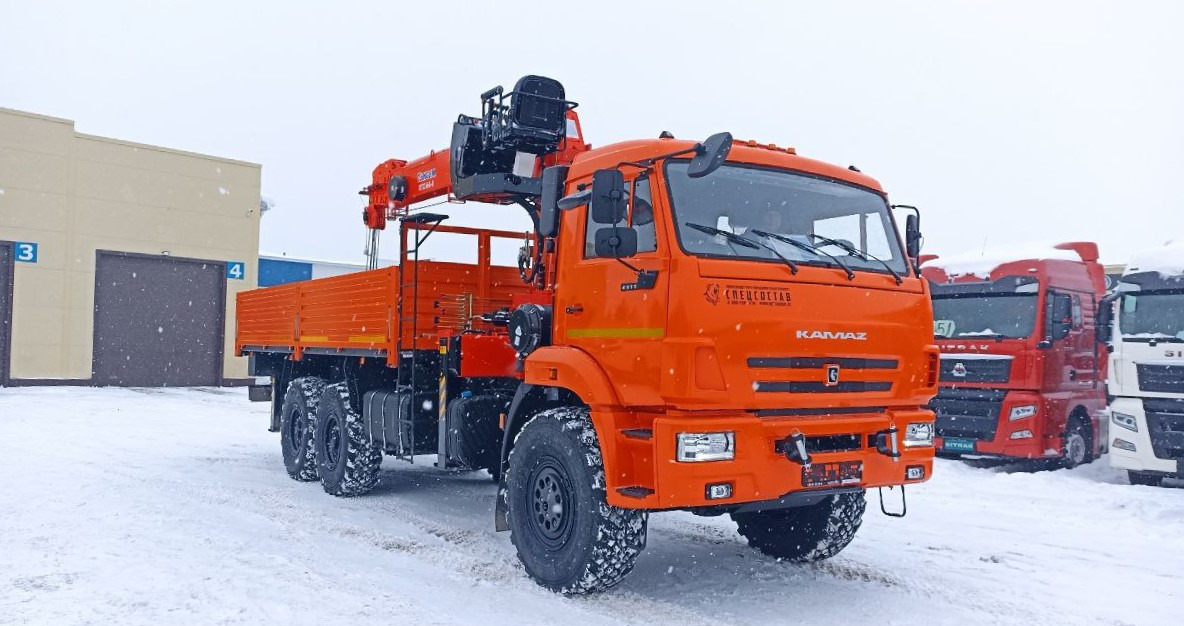 КАМАЗ 43118 с КМУ Kanglim 1256, 2025 - Грузовик бортовой/ Платформа, Автоманипулятор: фото 5 КАМАЗ 43118 с КМУ Kanglim 1256, 2025 - Грузовик бортовой/ Платформа, Автоманипулятор: фото 5
