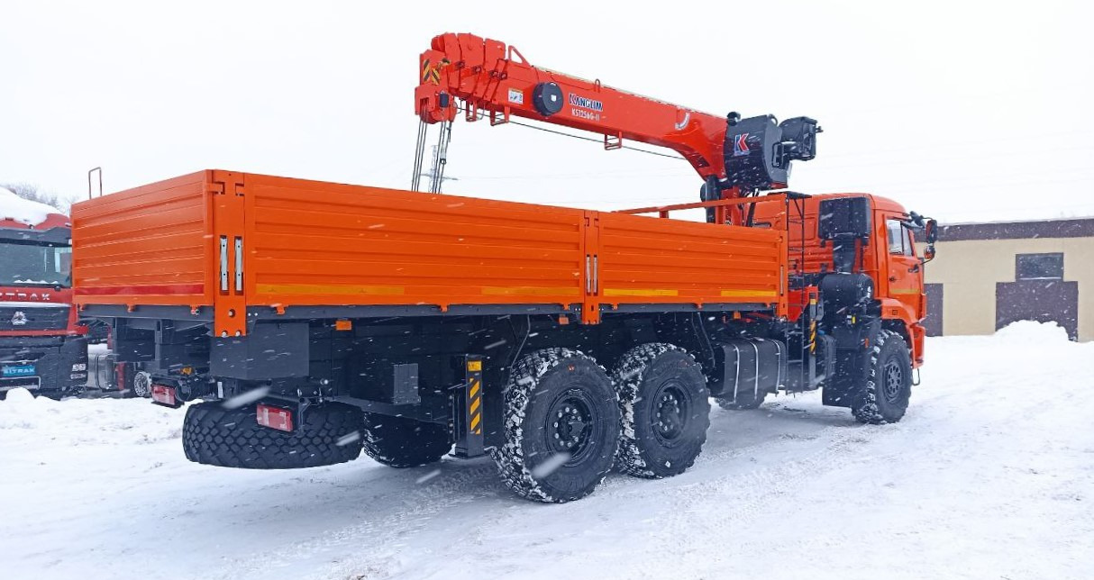 КАМАЗ 43118 с КМУ Kanglim 1256, 2025 - Грузовик бортовой/ Платформа, Автоманипулятор: фото 2 КАМАЗ 43118 с КМУ Kanglim 1256, 2025 - Грузовик бортовой/ Платформа, Автоманипулятор: фото 2