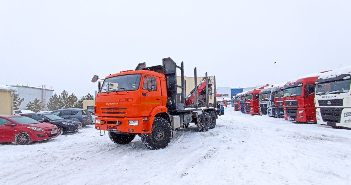 Новый Лесовоз, Автоманипулятор Лесовоз КАМАЗ 43118 6х6 с КМУ Велмаш-С 10-74 2025: фото 11