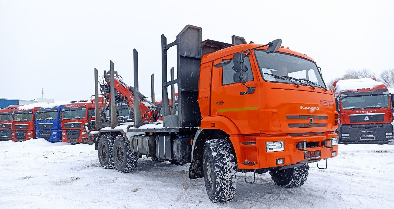 Новый Лесовоз, Автоманипулятор Лесовоз КАМАЗ 43118 6х6 с КМУ Велмаш-С 10-74 2025: фото 10