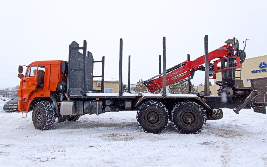 Лесовоз, сортиментовоз Лесовоз КАМАЗ 43118 6х6 с КМУ Велмаш-С 10-74 2025: фото 6