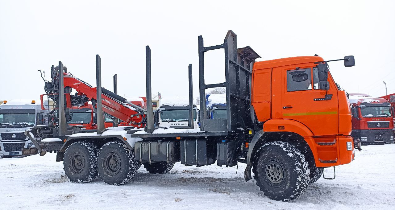 Новый Лесовоз, Автоманипулятор Лесовоз КАМАЗ 43118 6х6 с КМУ Велмаш-С 10-74 2025: фото 9
