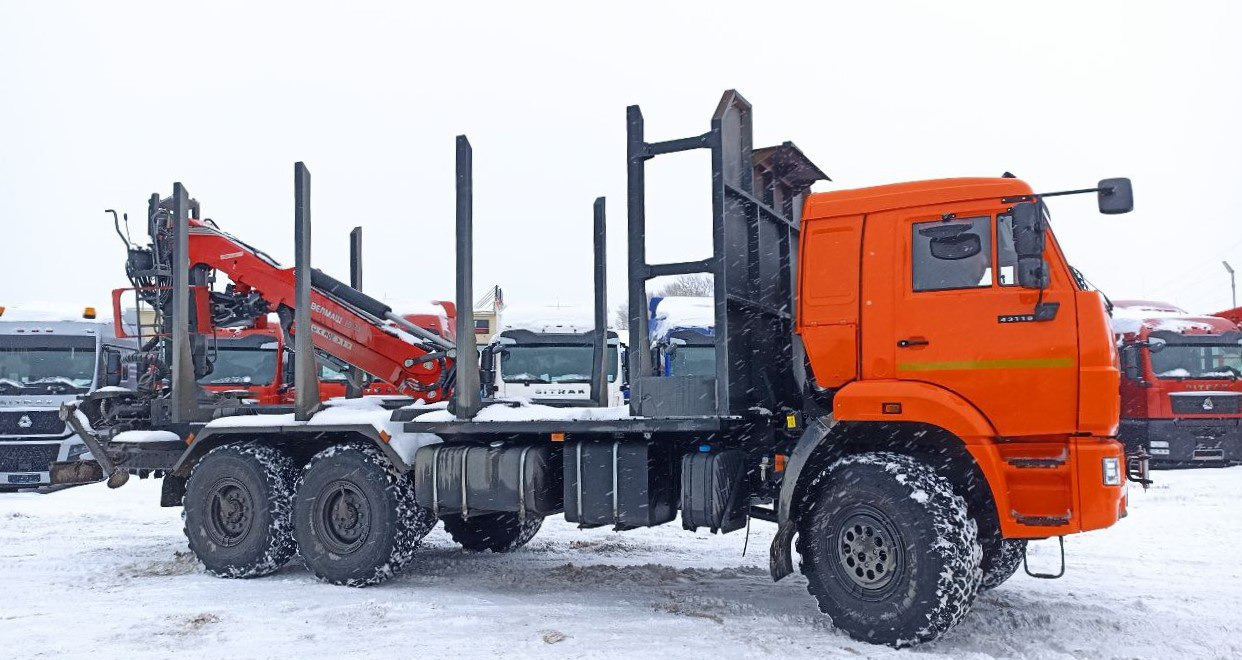 Новый Лесовоз, Автоманипулятор Лесовоз КАМАЗ 43118 6х6 с КМУ Велмаш-С 10-74 2025: фото 15