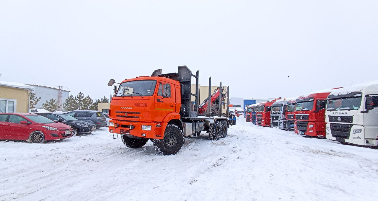 Лесовоз КАМАЗ 43118 6х6 с КМУ Велмаш-С 10-74 2025 - Лесовоз, Автоманипулятор: фото 4 Лесовоз КАМАЗ 43118 6х6 с КМУ Велмаш-С 10-74 2025 - Лесовоз, Автоманипулятор: фото 4